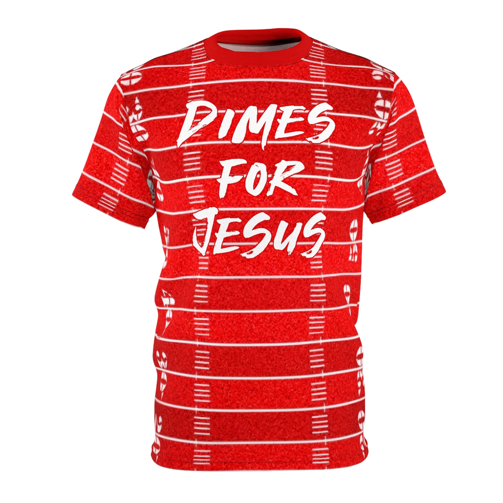 Dimes For Jesus Tee- RED