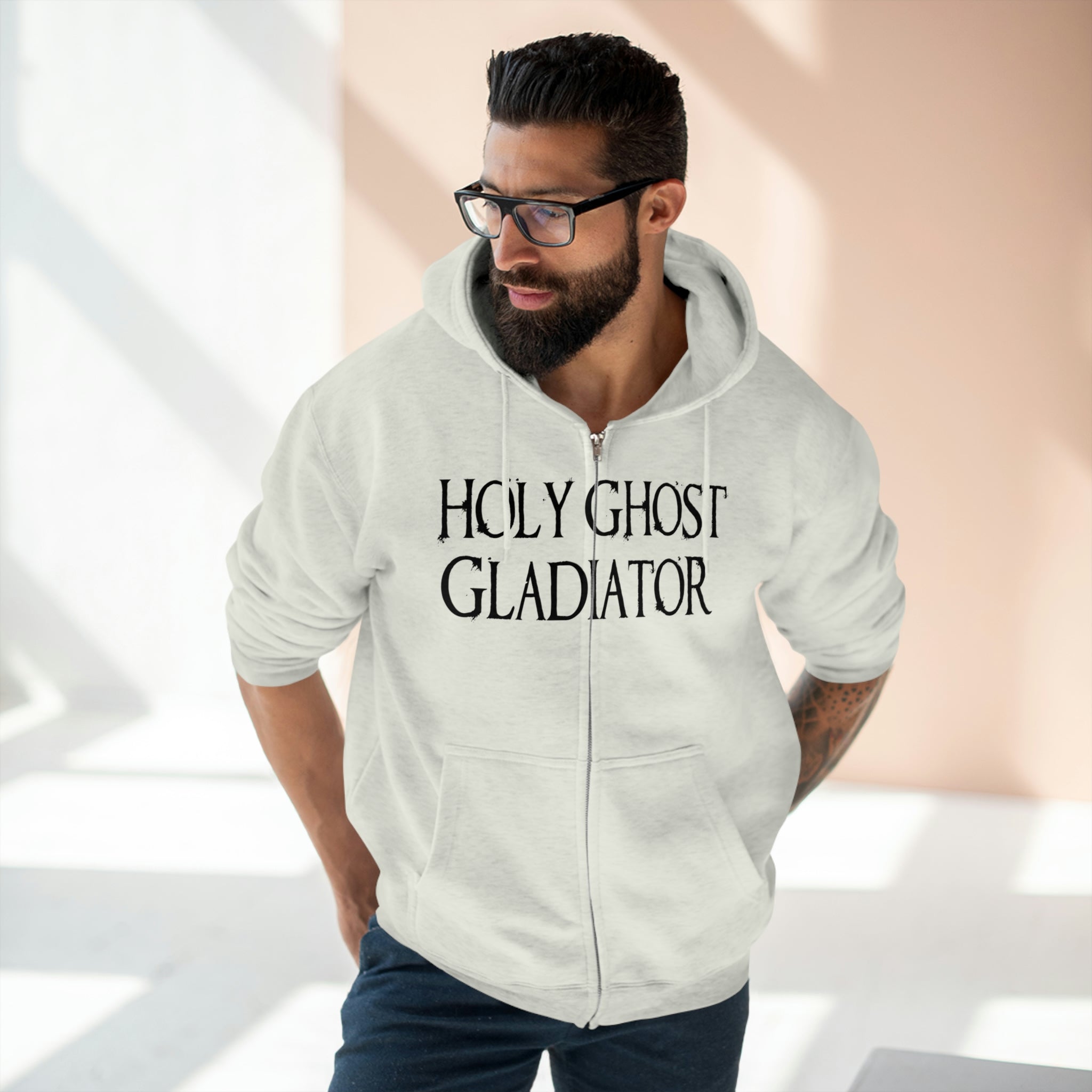 Holy Ghost Gladiator Zip Hoodie