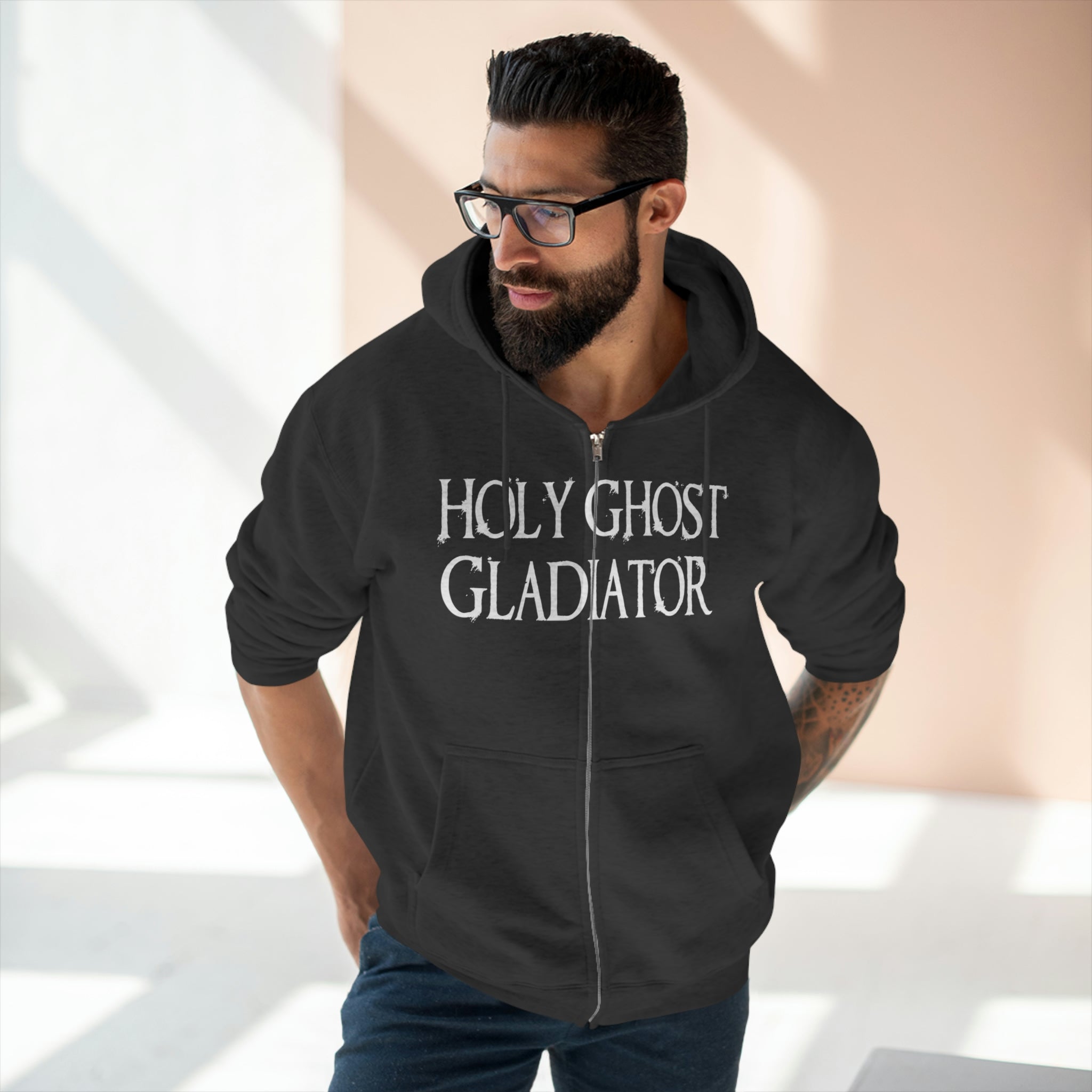 Holy Ghost Gladiator Zip Hoodie