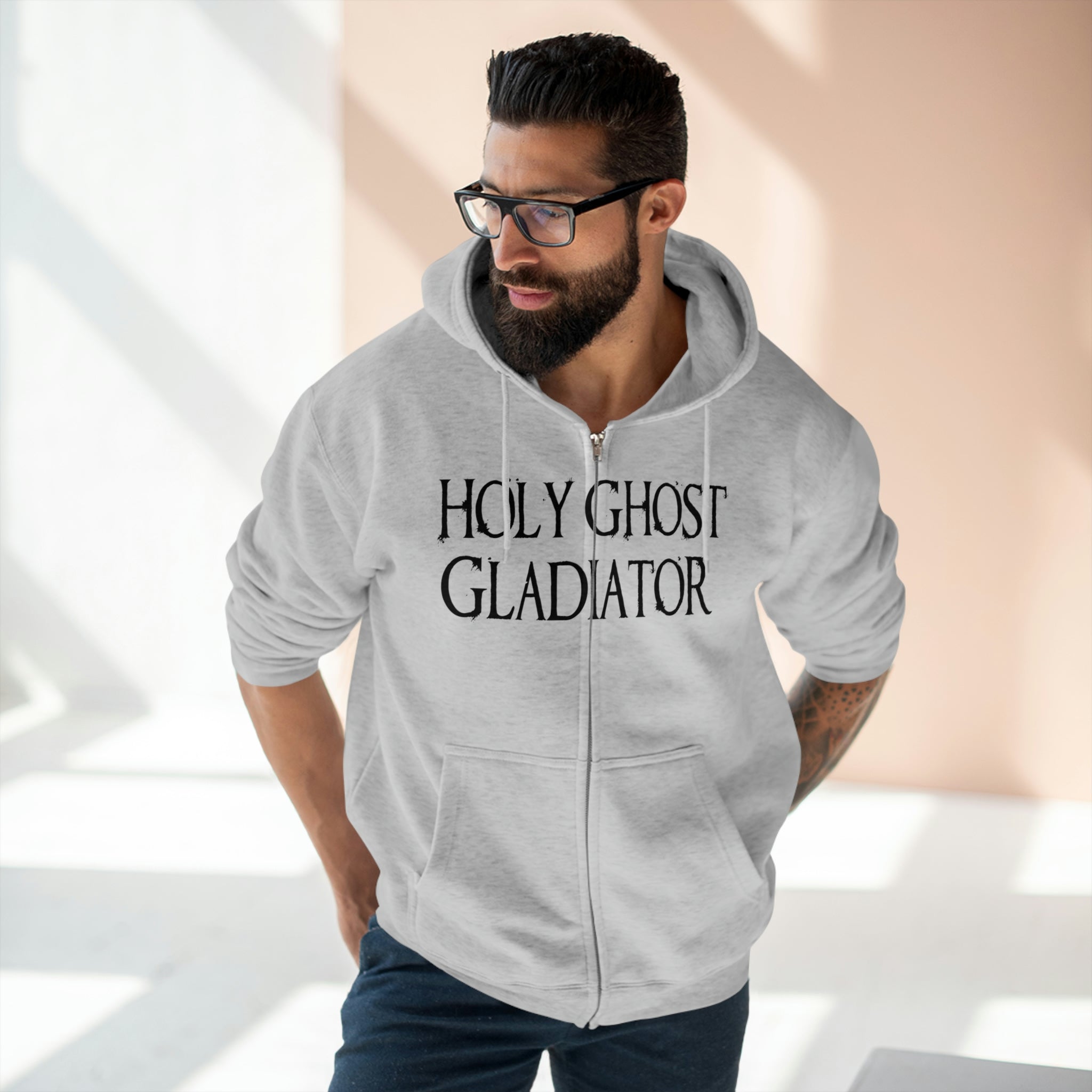 Holy Ghost Gladiator Zip Hoodie