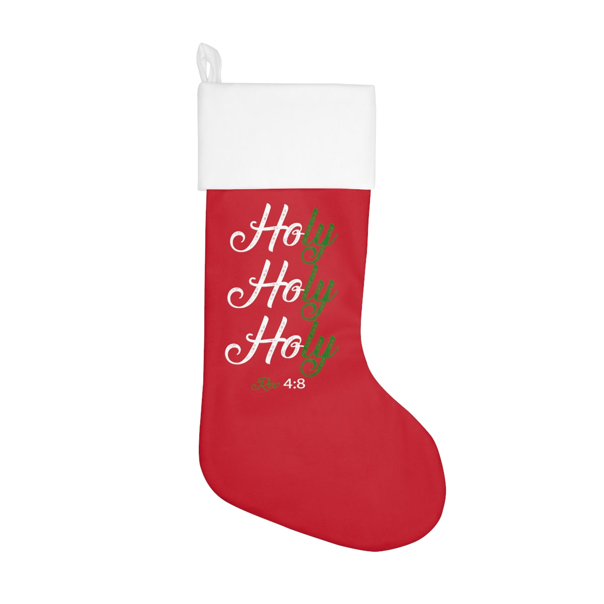 Holy Holy Holy Stocking | RED