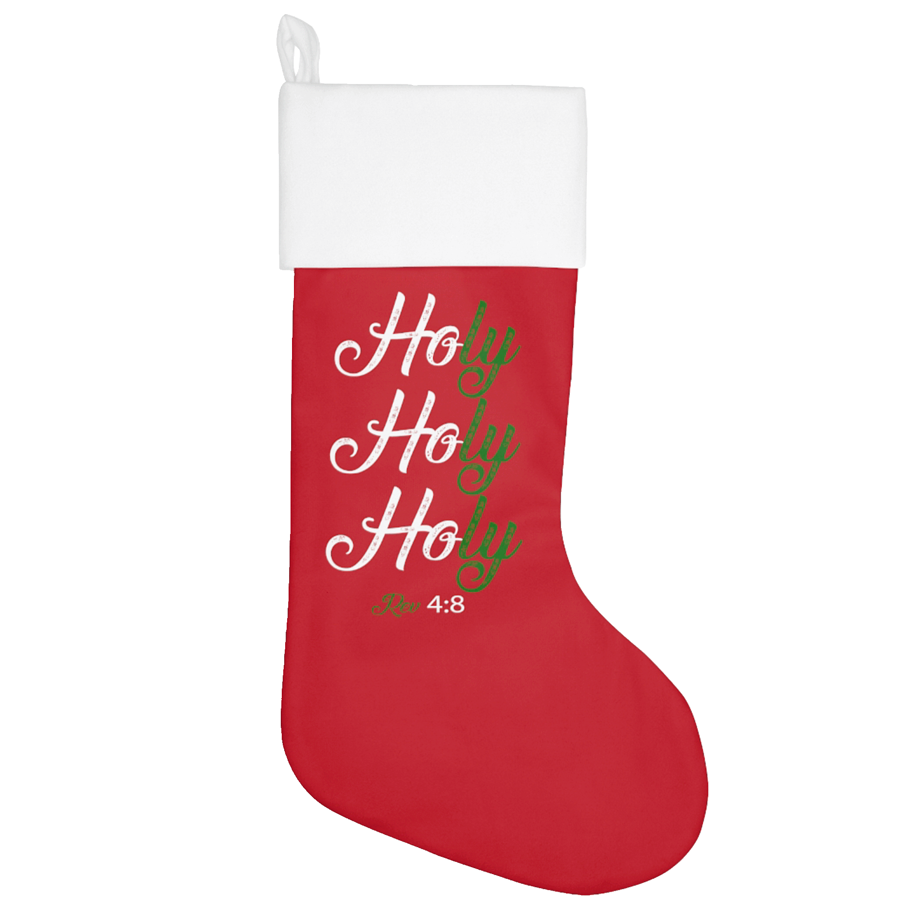 Holy Holy Holy Stocking | RED